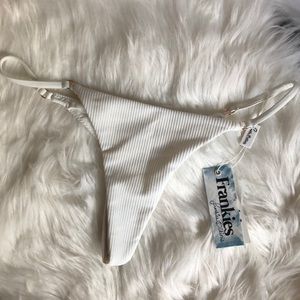 Frankie’s Bikinis Scarlett Ribbed Skimpy Bottom